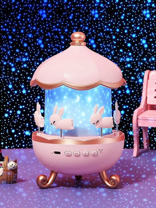 Bunny's Carousel Night Light Projector✨